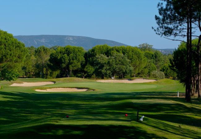 Disfrute de la comodidad de contar con un campo de golf cercano en Villa Alegre en Sesimbra. Mejore sus habilidades o disfrute de una partida relajant